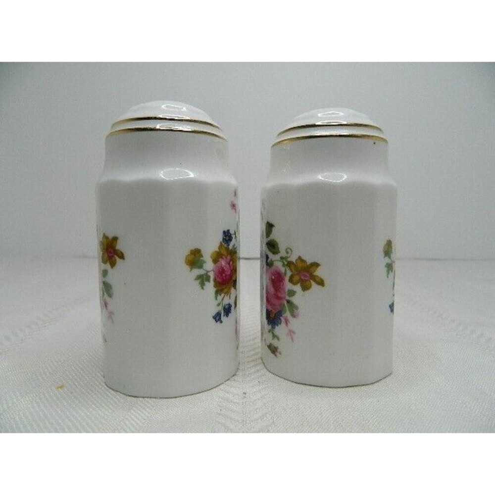 Vintage Staffordshire Fine Bone China Salt & Pepper Shakers  Made in England - Picture 5 of 8